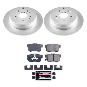 PowerStop® - Z23 Evolution Geomet® Plain Rear Brake Kit