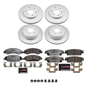 PowerStop® - Z36 Evolution Geomet® Plain Front and Rear Brake Kit