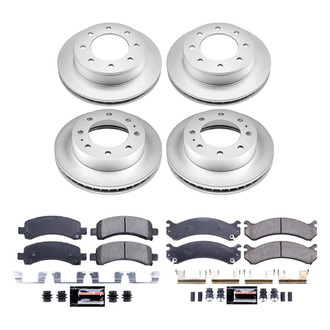 PowerStop® - Z23 Evolution Geomet® Plain Front and Rear Brake Kit