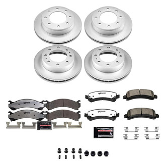PowerStop® - Z36 Evolution Geomet® Plain Front and Rear Brake Kit