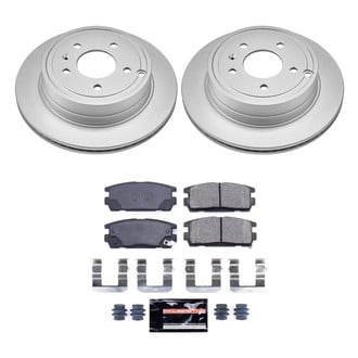 PowerStop® CPK2092-23 - Z23 Evolution Geomet® Plain Rear Brake Kit