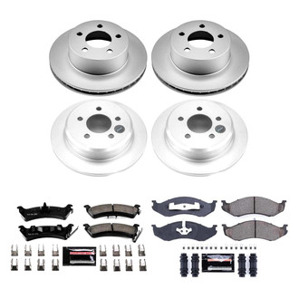 PowerStop® - Z23 Evolution Geomet® Plain Front and Rear Brake Kit