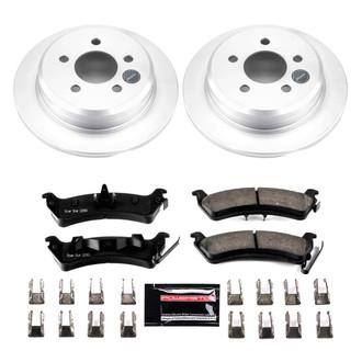 PowerStop® - Z23 Evolution Geomet® Plain Rear Brake Kit