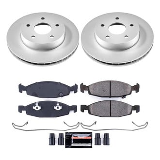 PowerStop® - Z23 Evolution Geomet® Plain Front Brake Kit