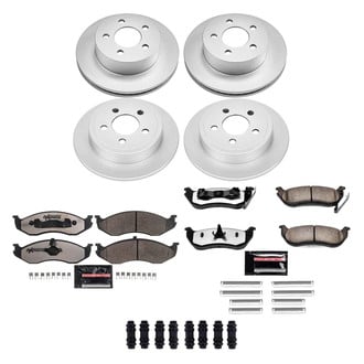 PowerStop® - Z36 Evolution Geomet® Plain Front and Rear Brake Kit