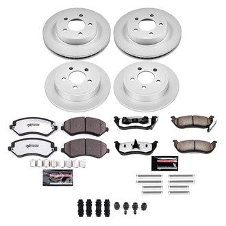 PowerStop® - Z36 Evolution Geomet® Plain Front and Rear Brake Kit