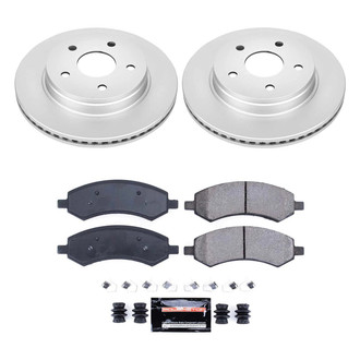 PowerStop® - Z23 Evolution Geomet® Plain Front Brake Kit