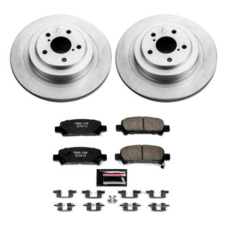 PowerStop® - Z23 Evolution Geomet® Plain Rear Brake Kit