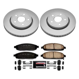 PowerStop® - Z23 Evolution Geomet® Plain Front Brake Kit