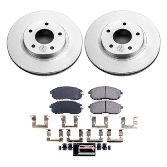 PowerStop® - Z23 Evolution Geomet® Plain Front Brake Kit
