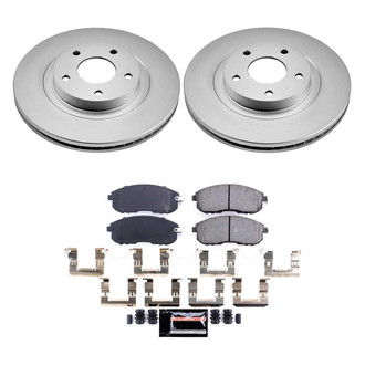 PowerStop® - Z23 Evolution Geomet® Plain Front Brake Kit