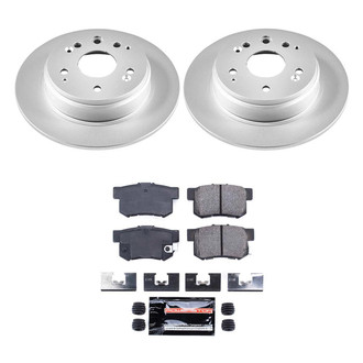 PowerStop® - Z23 Evolution Geomet® Plain Rear Brake Kit