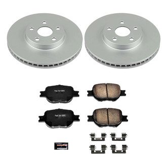 PowerStop® - Z23 Evolution Geomet® Plain Front Brake Kit