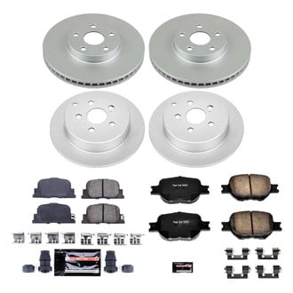 PowerStop® - Z23 Evolution Geomet® Plain Front and Rear Brake Kit