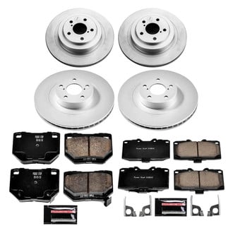 PowerStop® - Z23 Evolution Geomet® Plain Front and Rear Brake Kit