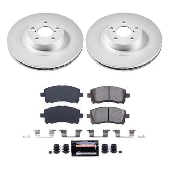 PowerStop® - Z23 Evolution Geomet® Plain Front Brake Kit