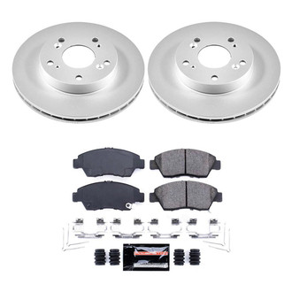 PowerStop® - Z23 Evolution Geomet® Plain Front Brake Kit