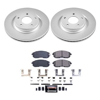 PowerStop® - Z23 Evolution Geomet® Plain Front Brake Kit