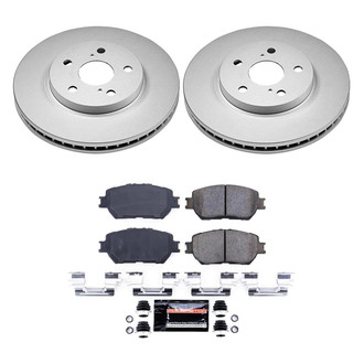 PowerStop® - Z23 Evolution Geomet® Plain Front Brake Kit