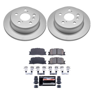 PowerStop® - Z23 Evolution Geomet® Plain Rear Brake Kit