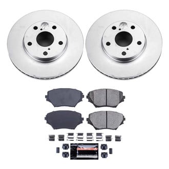 PowerStop® CPK2419-23 - Z23 Evolution Geomet® Plain Front Brake Kit