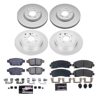 PowerStop® - Z23 Evolution Geomet® Plain Front and Rear Brake Kit