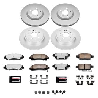PowerStop® - Z36 Evolution Geomet® Plain Front and Rear Brake Kit