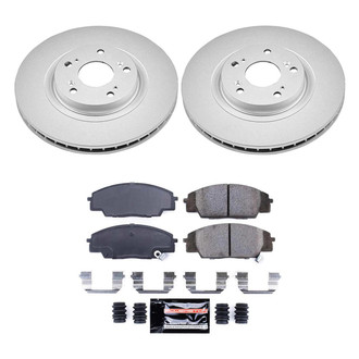 PowerStop® - Z23 Evolution Geomet® Plain Front Brake Kit