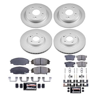PowerStop® - Z23 Evolution Geomet® Plain Front and Rear Brake Kit