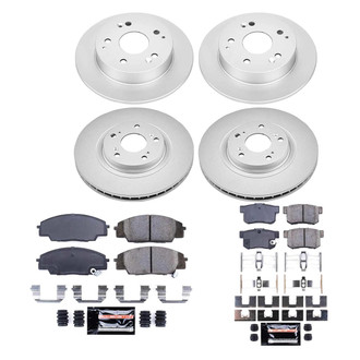 PowerStop® - Z23 Evolution Geomet® Plain Front and Rear Brake Kit