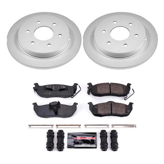 PowerStop® CPK2445-23 - Z23 Evolution Geomet® Plain Rear Brake Kit