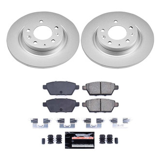 PowerStop® - Z23 Evolution Geomet® Plain Rear Brake Kit