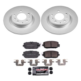 PowerStop® - Z23 Evolution Geomet® Plain Rear Brake Kit