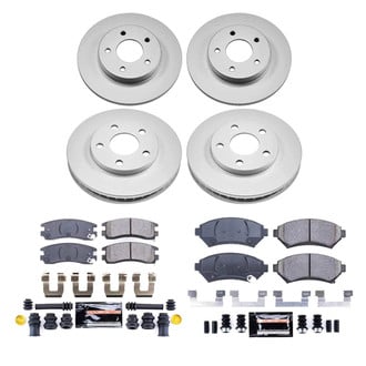 PowerStop® - Z23 Evolution Geomet® Plain Front and Rear Brake Kit