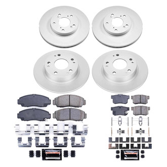 PowerStop® - Z23 Evolution Geomet® Plain Front and Rear Brake Kit
