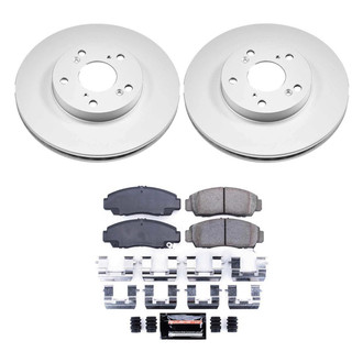PowerStop® - Z23 Evolution Geomet® Plain Front Brake Kit