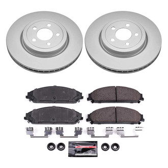 PowerStop® - Z23 Evolution Geomet® Plain Front Brake Kit