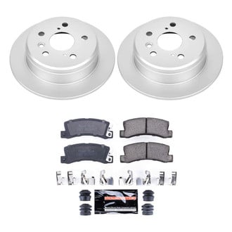 PowerStop® - Z23 Evolution Geomet® Plain Rear Brake Kit