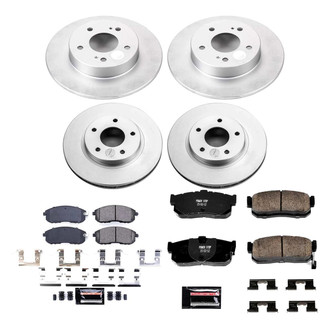 PowerStop® - Z23 Evolution Geomet® Plain Brake Kit
