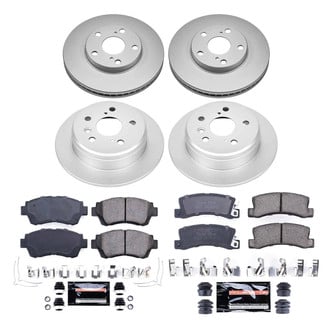 PowerStop® - Z23 Evolution Geomet® Plain Front and Rear Brake Kit