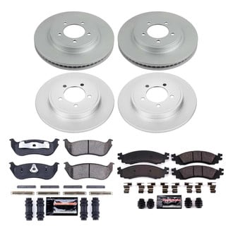 PowerStop® - Z23 Evolution Geomet® Plain Front and Rear Brake Kit
