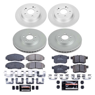 PowerStop® - Z23 Evolution Geomet® Plain Front and Rear Brake Kit