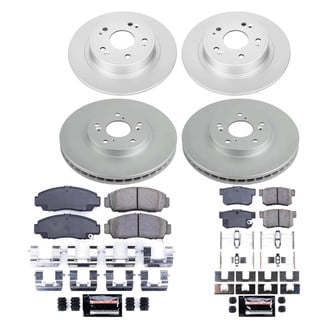 PowerStop® - Z23 Evolution Geomet® Plain Front and Rear Brake Kit