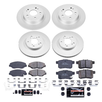PowerStop® - Z23 Evolution Geomet® Plain Front and Rear Brake Kit