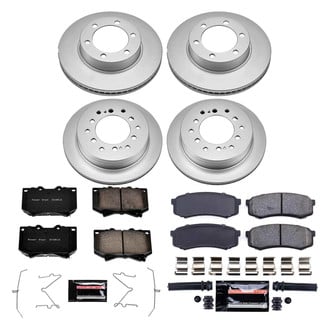 PowerStop® - Z23 Evolution Geomet® Plain Front and Rear Brake Kit