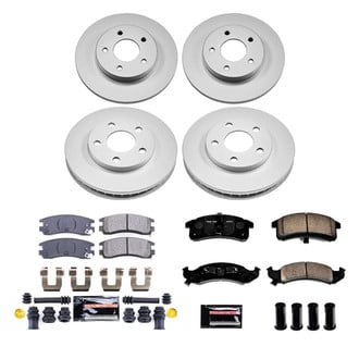 PowerStop® - Z23 Evolution Geomet® Plain Front and Rear Brake Kit