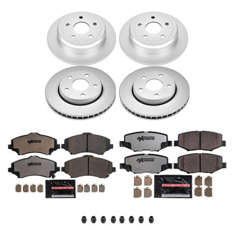 PowerStop® - Z36 Evolution Geomet® Plain Front and Rear Brake Kit