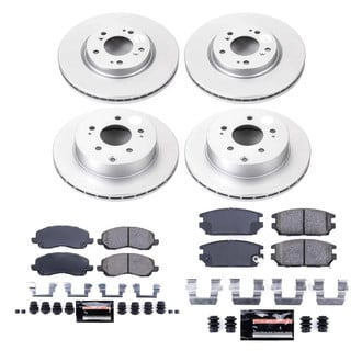 PowerStop® - Z23 Evolution Geomet® Plain Front and Rear Brake Kit