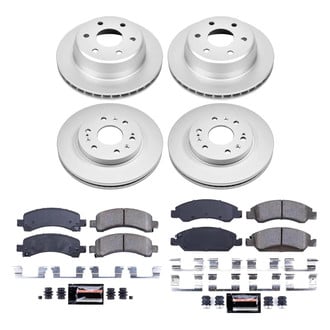 PowerStop® - Z23 Evolution Geomet® Plain Front and Rear Brake Kit