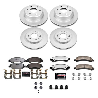 PowerStop® - Z36 Evolution Geomet® Plain Front and Rear Brake Kit